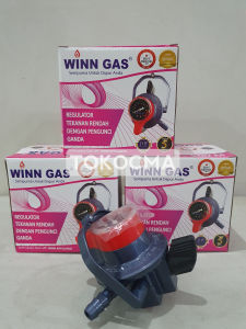 Kepala Gas Regulator / Kompor Gas + Meter Winn Gas W - 900M Tekanan Rendah