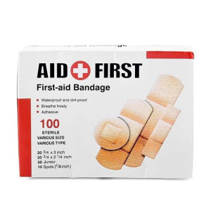 Hộp 100 miếng dán y tế urgo AID FIRST dán vết thương băng gâu cá nhân