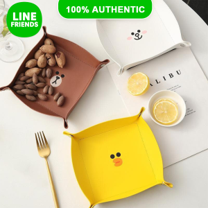 100% Authentic Line Friends Placemat PU Leather Heat Resistant Anti-scalding Coasters Waterproof Oil-proof Tablecloth Childrens Anti-slip Birthday Gift LFB66