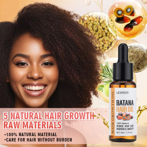 Batana Oil Hair Growth Serum Hair Tonic 50ml Anti-hair Loss Essential Oil Thicker Healthier Hair Repair Damaged Dryness Frizz