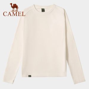 Camljeans Womens Fleece Top Autumn Winter Simple Long-sleeved Warm T-shirt Casual Bottoming Shirt Top Women