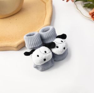 Tất Trẻ Em Hình Thú Cao Cổ 100% Cotton Chống Trơn Trượt