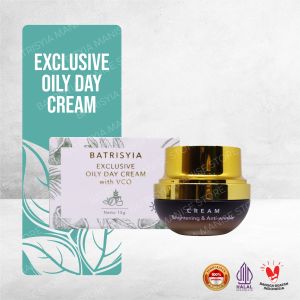 Batrisyia Brightening & Anti-Wrinkle Oily Skin Care - Paket Duo VCO Cream Aromatic with Ginseng Extract