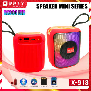 Speaker ERRLY X913 Bluetooth Portable LED Disco RGB Wireless TWS 2 IN 1 Power Bass + Stand Hp