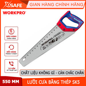 Cưa tay lưỡi cưa bằng thép SK5 kích thước 550mm (22 inches) Workpro - WP215008
