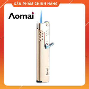 Hộp Quẹt Bật Lửa khò gas đá 1 tia cực mạnh Aomai AM-369 có chốt khóa rảnh tay