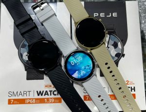 Jam tangan pria wanita smartwatch PEJE ZW04 Free 1 strap cadangan original