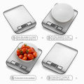 Precise Platform Scale Stainless Steel Electronic Weights Scales USB Charging Food Weighing Scale Baking Measuring Tools. 