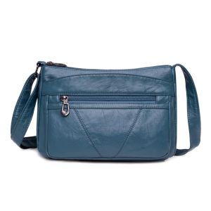 Fashion All-match Solid Color Messenger Bag High Capacity Womens Shoulder Bags 2026 New High Quality Pu Leather Women Handbag2026