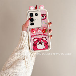 Funny Ear Casing Infinix Note 50 Pro Hot 50 5G 4G New Cute Cartoon Fashion Loopy Kurumi Strawberry Bear 3D Dolls Phone Case with Pendant 2025