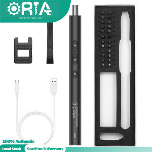 ORIA Electric Screwdriver Set Rechargeable 28 in 1 Cordless Repair Tools set Screw Driver Set Precision Bits kit with 3 LED lights[stock ready]