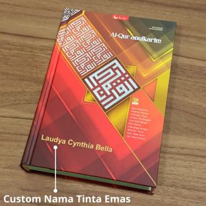 Al Quran Personal Custom Nama Cover MILENIAL Baru - GRATIS EMAS 24K