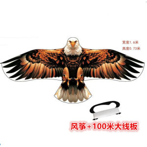 Eagle Kite Large Outdoor Easy Fly Light Wind With Reel Line Family Park Activity