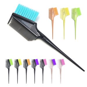BOBOTYU Professional Hair Dye Coloring Brushes Tail Comb Hairdressing Tinting Hair Brush Soft Hair Dye Tools Hair Coloring Comb Salon