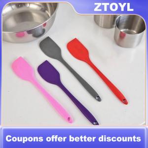 【ZTOYL】 Silicone muỗng chịu nhiệt nhà bếp thìa Frying Pan xẻng trộn scraper bakeware đồ dùng xử lý scraper dụng cụ nấu nướng