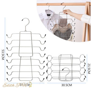 Multi-Hook Hanger 8Layer Bra Organizer Clothes Rack for Tank Tops Sando Bras Underwear Scarf Tie