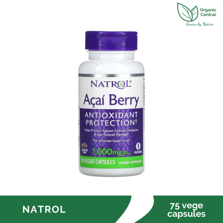 Natrol Açaí Berry Capsules 75 Vege Capsules | Lazada PH