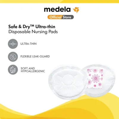MEDELA Safe & Dry Ultra Thin Disposable Nursing Pads 30-Pack