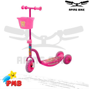 Scooter PMB CAT S-01 Skuter + Musik Anak Otoped Sekuter Roda Tiga Anak