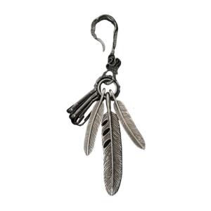 Phong cách lông và màu Ngọc Lam Keychain trang trí phụ kiện cho các bên cung cấp đi lại và sử dụng thường nhật ngoài trời
