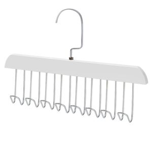8 Hooks Bra Hanger Wooden Space-saving Man Belt Tie Hanger Durable Vest Bag Hanger