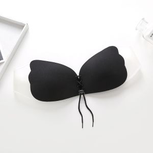 Ninabobo BR173 Bra Tempel Silikon Bra Pad Wings Angel Sponge Busa BH Padding Push Up Party Backless Nipple Sayap Tali Tengah