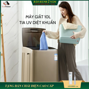 Máy giặt mini không cần lắp đặt khử khuẩn tia UV công nghệ mới không rung lắc giặt quần áo không nhăn Bảo hành 2 năm