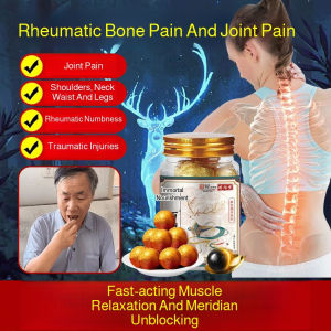 Deer Tendon Pill Tonic Supplement/Joint Health & Waist Leg Pain Relief/Improve Mobility/Relieve Discomfort For Adults Middle-Aged/Elderly/Daily Health Care Home Office Use