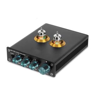 HiFi Preamplifier VE200 Tube Sound Amplifier WithJRC5532DD Amp Low Noise And Metal Connection