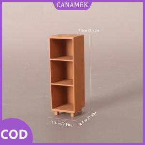 CANAMEK✨ 112 Dollhouse Kệ Sách Thu Nhỏ Mô Hình Tủ 1Pcs Lưu Trữ Locker Đồ Nội Thất Cho Trẻ Em Giả Vờ Chơi Phòng Khách Hiển Thị