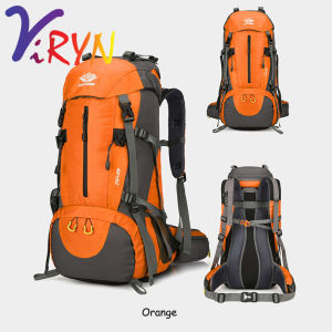 ViRYN 60L Mountaineering Bag Outdoor Sports Large Capacity Multifunctional Outdoor Nylon Backpack Hiking Sports