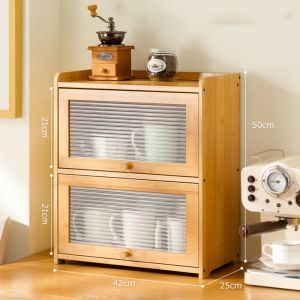 Kitchen Shelf Cup Storage Shelf Seasoning Rack Storage Organiser