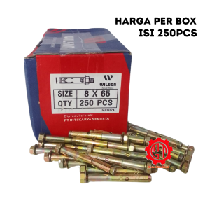 Dynabolt Wilson 8X65 Baut Beton Murah Dan Kuat isi 250pcs per box