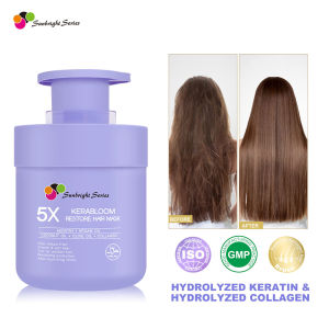Sunbright Series 5X Repair Hair Mask 800ml Keratin+Collagen Dual Protein conditioner hair treatment Maintenance hair mask treatment original hair conditioner Deep Nourish Damage Repair Smooth Hair
