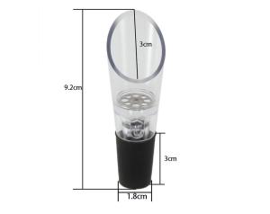 Vacuum Wine Bottle Stopper Sealed Storage High Liquor Flow Stopper Pour Cap Decanter Spout Aerator