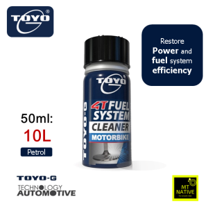 TOYO-G 4T Fuel System Cleaner Motorbike - 50ml Carbon Cleaner