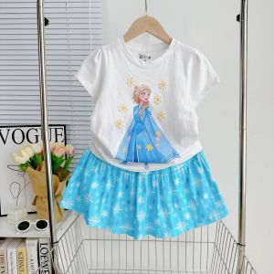 Set chân váy kèm áo bé gái size đại 20 tới 47 kg vải dư cotton chất dày dặn rất đẹp quần có chip đùi bên trong có áo cọc tay và  ba lỗ để chọn