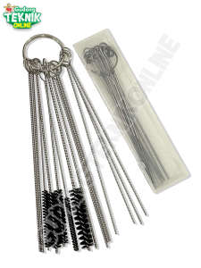 (GRIP ON 60-502) Tip Cleaner Stainless Karburator Motor 60-502 GRIP ON / Jarum Kawat Ulir Sikat Pembersih Carburator Injector 60 502 GRIP ON