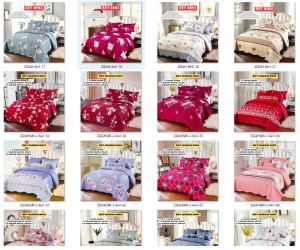 Top Seller Luxury Gift Cadar Hamparan Floral Patchwork Bedsheet Bedding Set 6 IN 1 Queen And King Size