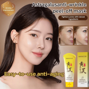 Astragalus Root Peel Off Mask Natural Facial Treatment For Firming Skin Reducing Fine Lines Pore Minimizing Astragalus Mask