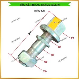 Bu lông tắc kê trước xe Thaco Ollin 500B thân 18/18mm dài 83mm.