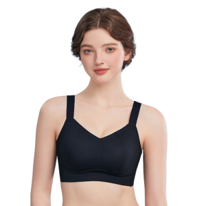 Veimia Seamless Breast-binding Bra Anti-sagging Gathering Underwear No Steel Side-breasted Bra