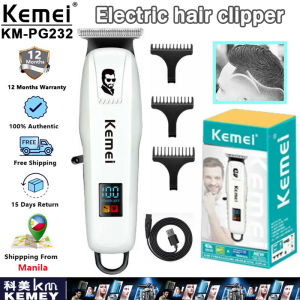 Kemei KM-233 Original Hair Clipper Cordless Hair Cutting Machine For Men Professional Fade Barber Shop Trimmers