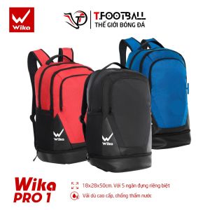 Balo thể thao Wika Pro 01  Balo bóng đá có ngăn đựng giày riêng biệt Balo Chất Liệu Nylon Balo Thể Thao Màu Đen Đỏ Xanh - Lazada