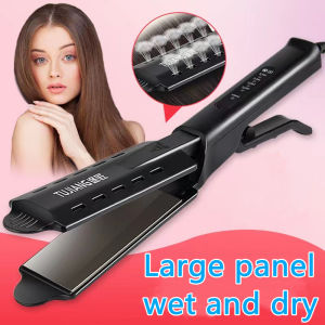 Hair Iron Straightener 2 In 1 Portable Curling Iron Constant Temperature Daily Straight Hair Styling Tools Hair Care Three-minute Styling 4-speed Temperature Adjustment 5 Seconds Quick Heat