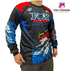 BAJU KLX JERSEY MOTOR CROSS KAOS TRAIL LENGAN PANJANG