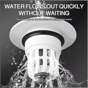 Anti-odor Mesh Basin Pop-up Seal Deodorizer Sensitive Pressure Sturdy and Durable Material