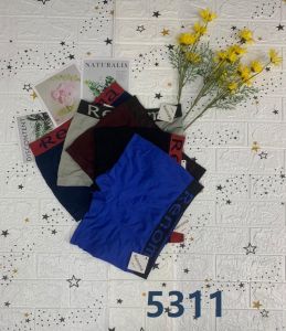[STOK SEDIA] 3 HELAI 1 SET SELUAR DALAM BOXER LELAKI ELASTIK YANG BAIK FREE SIZE