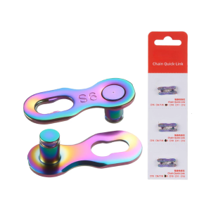 ชุดอุปกรณ์จับยึดห่วงโซ่หลากสีแยกได้อย่างรวดเร็วสำหรับรุ่นความเร็วเดียวชุดซ่อมบำรุง3ส่วน