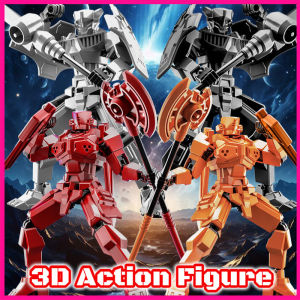 Oldlaiben 3D Action Figure Multi Joint Movable Robot Dummy Lucky 13 Doll Toy Assembly Model 2 Type